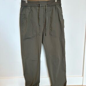 lululemon athletica Olive Green Drawstring Joggers
